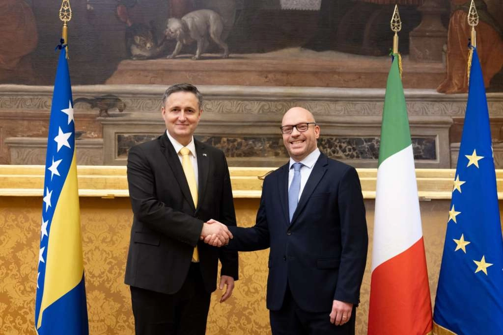 Bećirović predložio da Parlament Italije usvoji rezoluciju podrške nezavisnosti i suverenitetu BiH